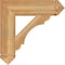 Ekena Millwork Olympic Arts & Crafts Rough Sawn Bracket, Western Red Cedar, 6"W x 26"D x 26"H BKT06X26X26OLY03RWR - alternate 2